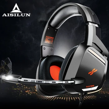 

Gaming Headset PC USB 3.5mm Wired XBOX / PS4 Headsets with 50MM Driver Surround Sound HD Microphone Video Game Computer Laptop