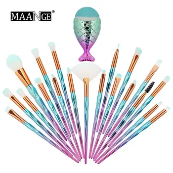 

Pro Diamond Makeup Brushes Set Fan Powder Foundation Eye shadow Lip Blending Cosmetic Beautiful Make Up Brush Tools Women's gift
