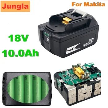 

2PCS 18V 10000mAh 10.0Ah Rechargeable For Makita Power Tools Battery with LED Li-ion Replacement BL1860B BL1860 BL1850