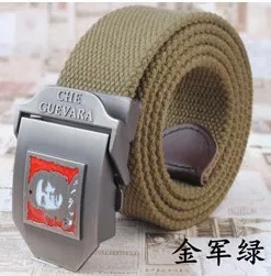 Men's new wholesale thickened canvas belts outdoor (20Colors 110cm Length 3.8cm Width