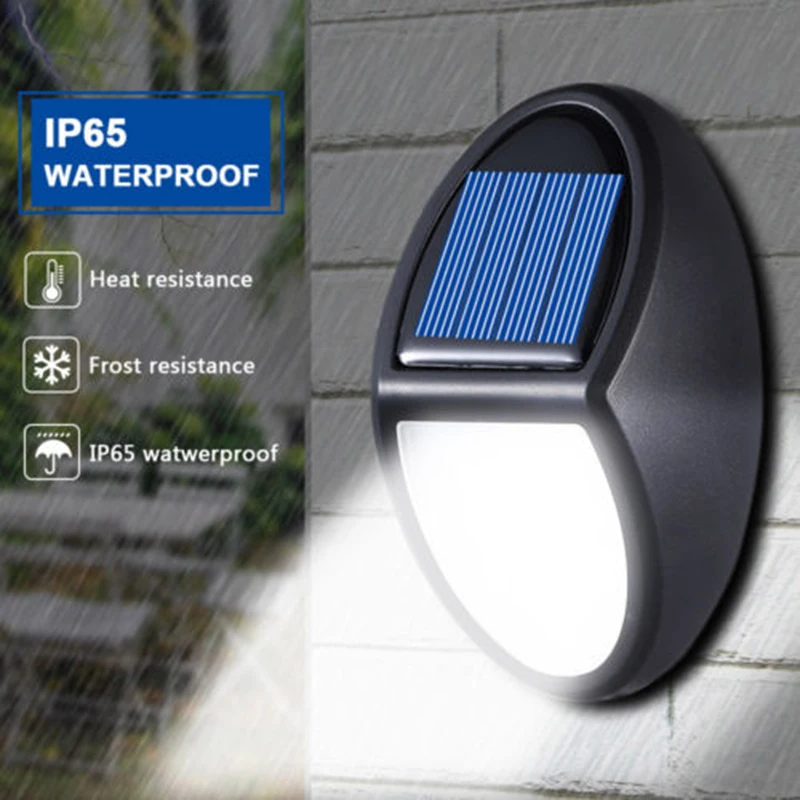 10LED солнечный открытый сад двора стены забор лампа для дорожек свет