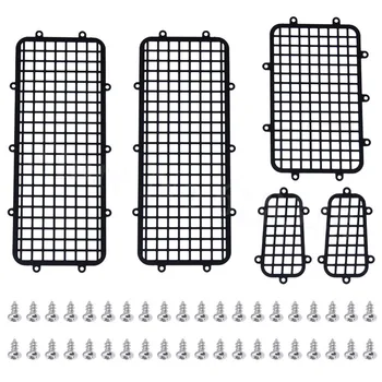 

Metal Window Mesh Protective Net Set For RC Traxxas TRX-4 Crawler Truck Body Shell Accessories