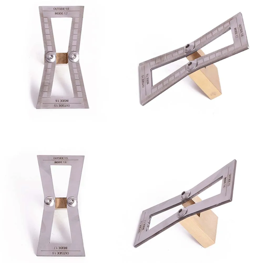 

Dovetail Scribe Line Planner Woodworking Crossed Templates Drawing Line Dovetail Ruler Gauge Carpenter Tool