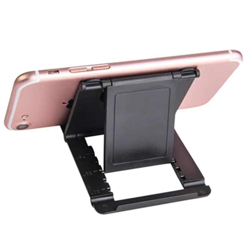 Phone Holder Desk Stand support Mobile Phone For iPhone Xiaomi Accessories desktop cell stand Plastic Foldable Desk Holder Stand