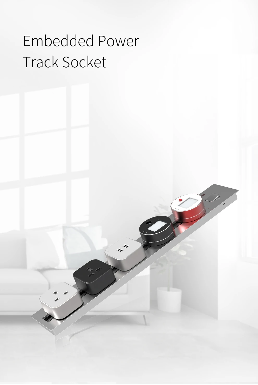 KXN-Adaptador Padrão Universal, Tomada de Cozinha Sem