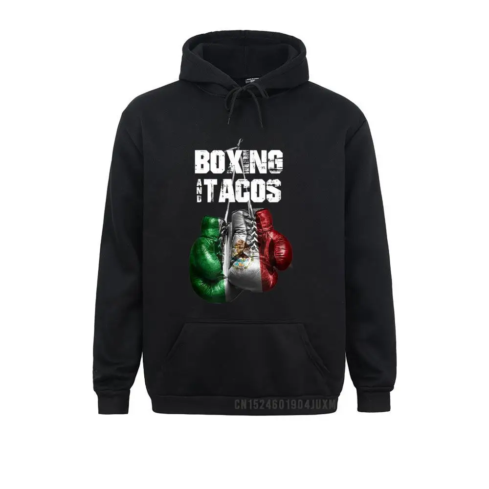 Boxing and Tacos Funny Mexico T-Shirt__5140 Sweatshirts Slim Fit Long Sleeve Casual  Men Hoodies Birthday Clothes Summer/Fall Boxing and Tacos Funny Mexico T-Shirt__5140black