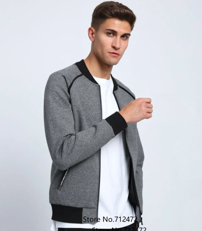  Xiaomi Men baseball jacket Light comfortable long-staple cotton Men's collar pilot jacket Casual Ru