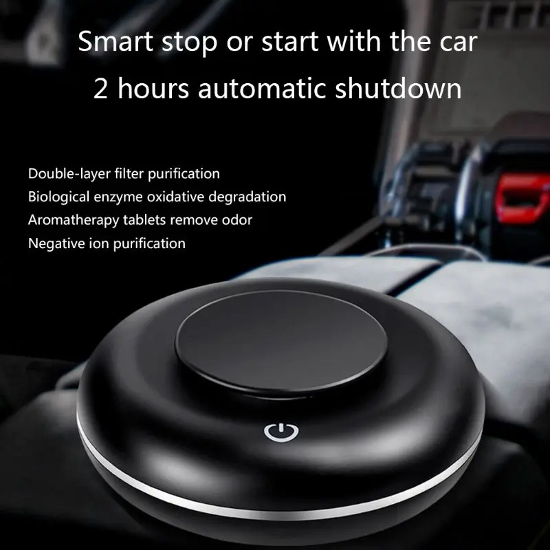 Портативный автомобильный очиститель воздуха аппарат Ароматерапия очиститель отрицательных ионов автомобиль освежитель