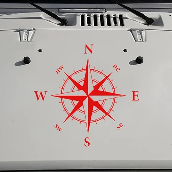 

Accessories ​Car Sticker Truck Exterior Compass Pattern Waterproof 50x50CM