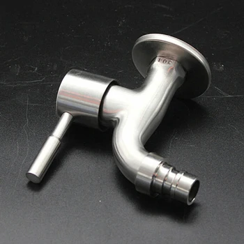 

Stainless Steel Wall Mounting Faucet Basin Cold Water Bathroom Garden Bar Faucet Kitchen Faucet Aerator Adjustable Dual Mode