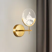 Ресторанный в китайском стиле, дизайнерская лампа для гостиной, коридора, настенный светильник для спальни