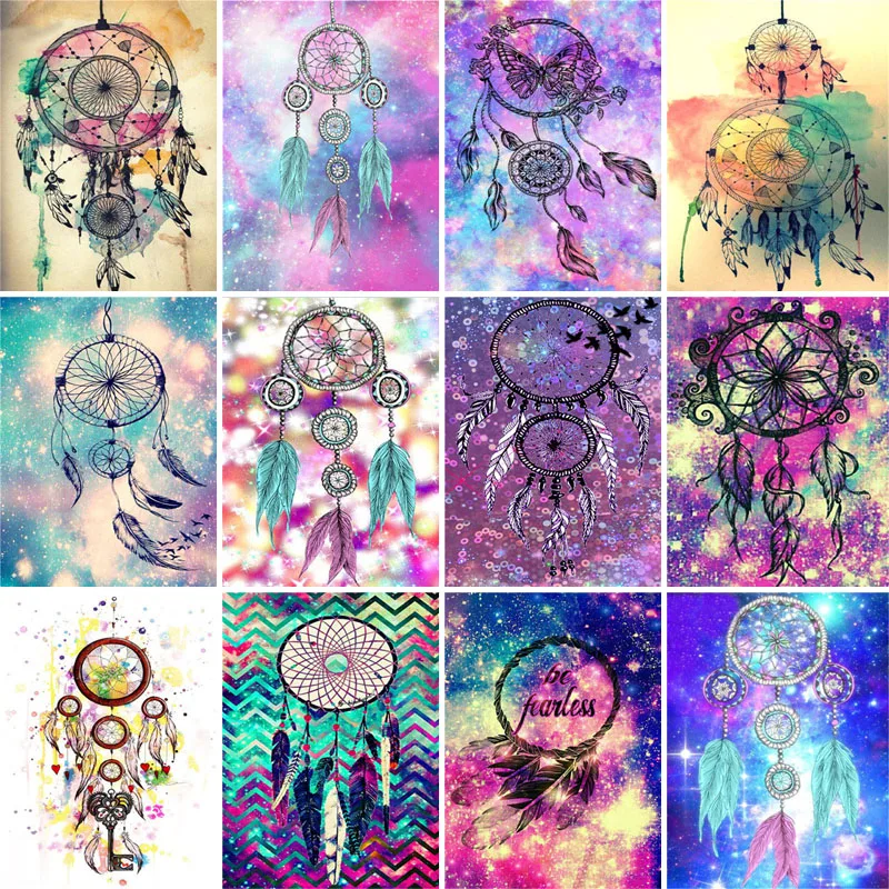 

5D DIY Diamond Painting Landscape Full Square Dream Catcher Diamond Embroidery Diamond Mosaic Gift Factory Direct