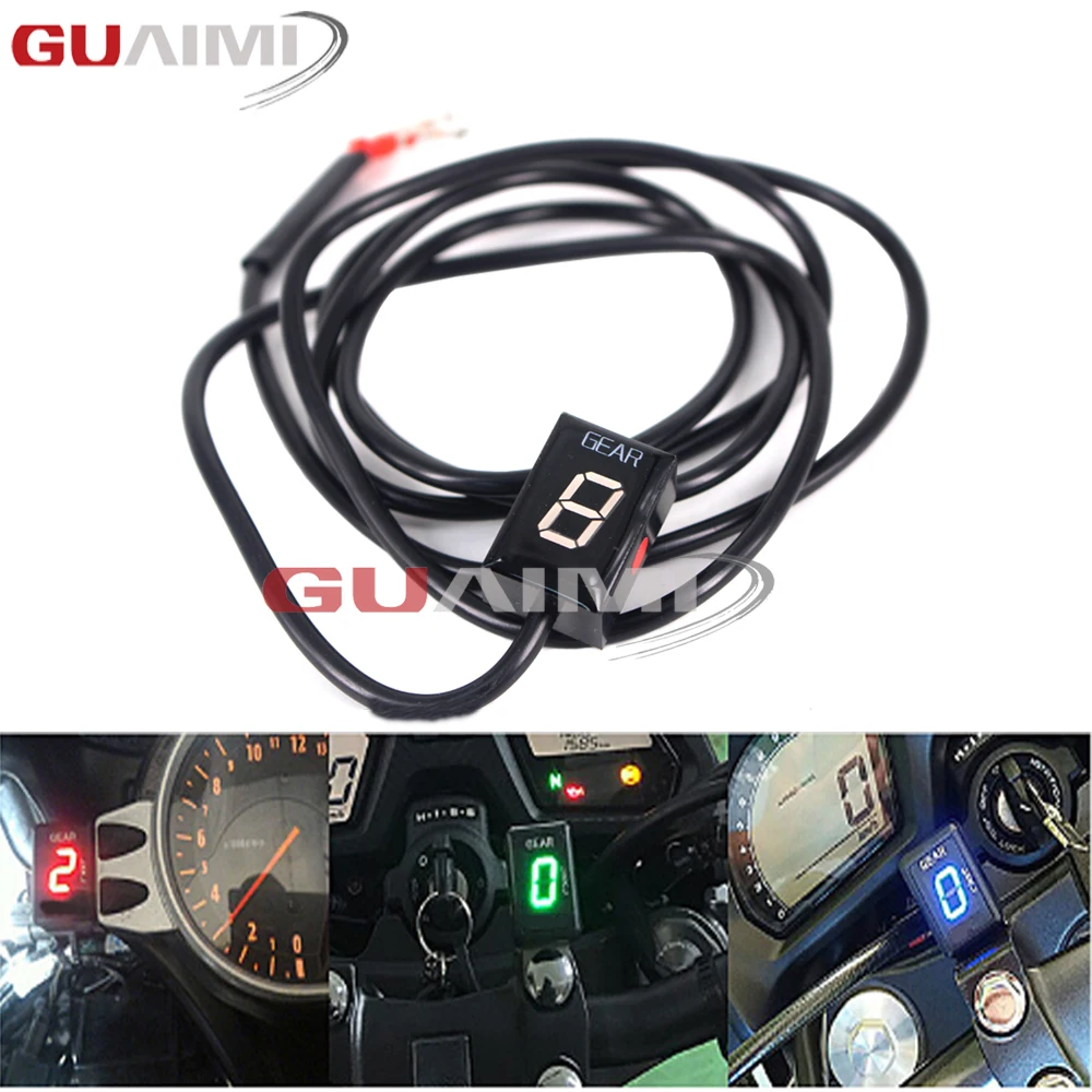 Motorcycle LCD Electronics 6 Speed 1-6 Level Gear Indicator Digital Meter For Honda Fury 2010 - 2018 Interstate 10-16 | Автомобили и