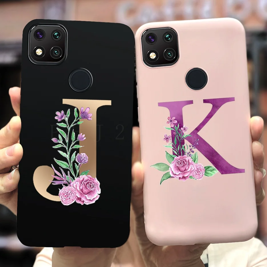 Чехол-накладка для Xiaomi Redmi 9C 9 C NFC противоударный мягкий с надписью | Мобильные