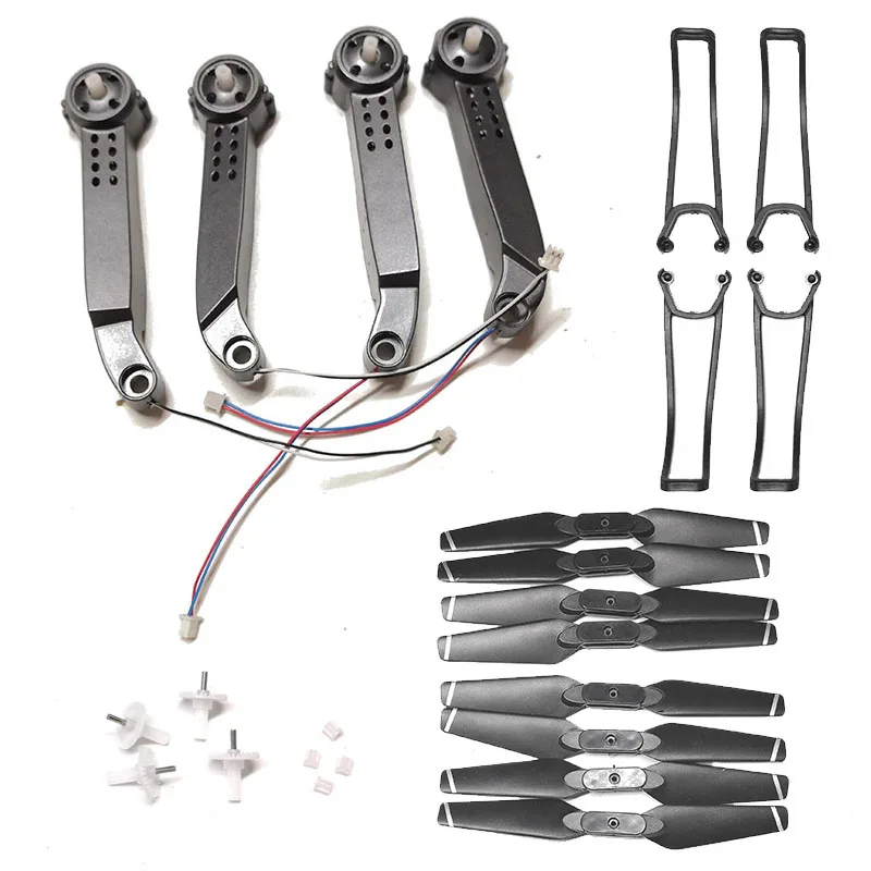Review RC drone quadcopter SG107 Propellers blades guard arm with gears engine motor Spare Parts Accessories