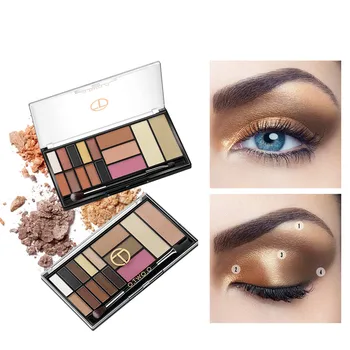 

New 15 Full Colors Eyeshadow Palette Matte Eye Shadow Palette Pigment Glitter Make Up Eyeshadow Palettes Nude Shadows