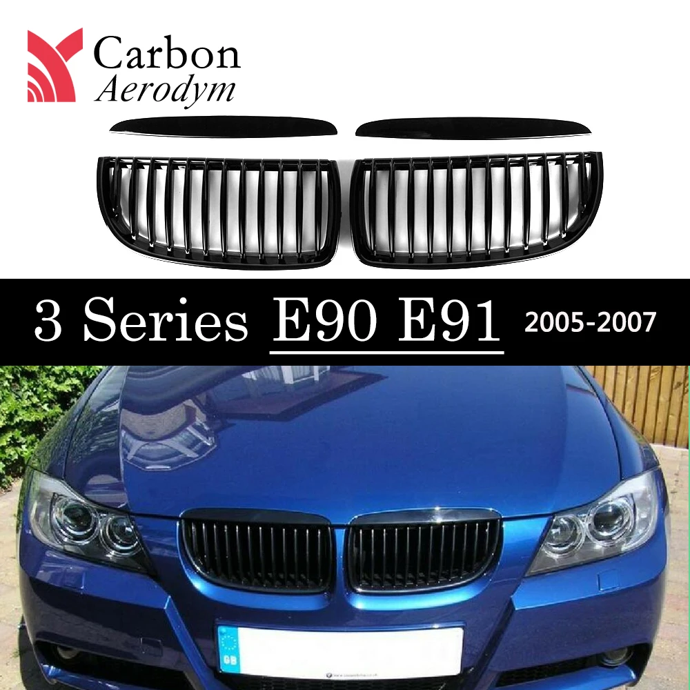 АБС решетка для BMW 3 серии E90 E91 Pre LCI 2005 2007 автомобильный передний бампер одинарная