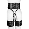 UYEE Women Lingerie Leather Sexy Leg Bridal Garter Belt Body Strap Belt Punk Goth Style Sex Erotic Bondage Cage Suspender ► Photo 2/6