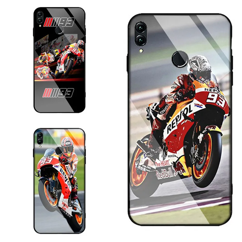 

Movement Phone Case for xiaomi redmi note 7 5 redmi 6 7 6a glass Cases For xiaomi 8 9 se max3 x3 5 Letter motorcycle Marc Cover