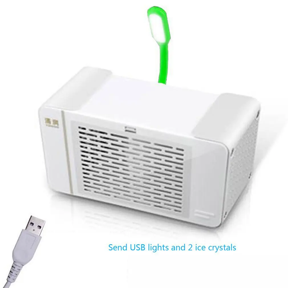 Usb Мини кулер для дома и офиса настольный компьютерный стол маленький вентилятор студенческого общежития бесшумный Электрический вентилятор охлаждения - Цвет: Silver