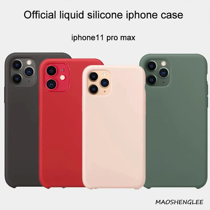 Тонкий мягкий чехол для iPhone 6, 6s, 7, 8 Plus, X, Xs, XR, для iPhone 11 Pro, Max, чехол, жидкий силикон,, жидкий