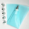 8 PCS/Set Silicone Kitchen Accessories Icing Piping Cream Pastry Bag + 6 Stainless Steel Nozzle Set DIY Cake Decorating Tips Set 1