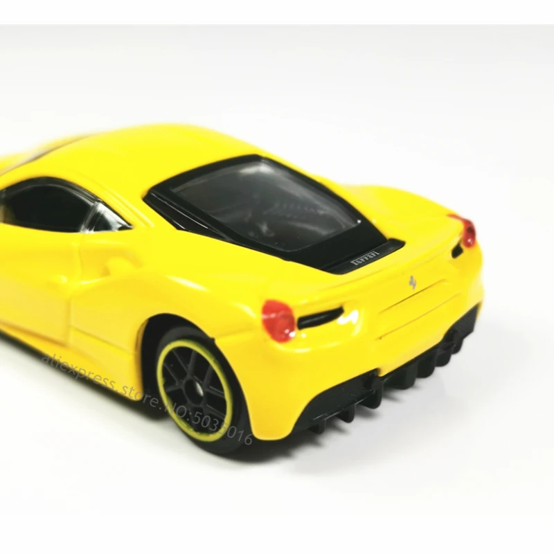 Bburago 1: 64 Ferrari 488GTB модельная форма автомобиля-легкоплавкий Металл Модель Детская игрушка бойфренд подарок имитация сплава коллекция автомобилей