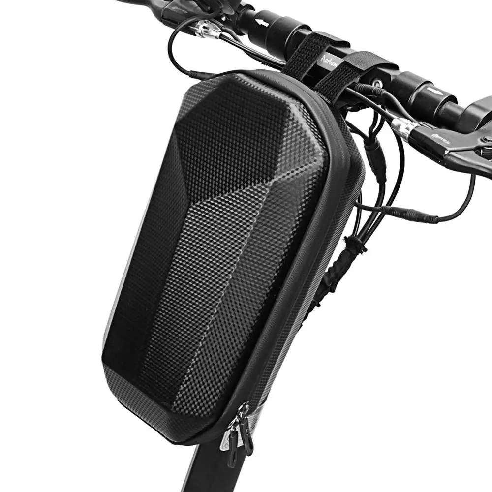 B SOUL Waterproof Electric Scooter Folded Leather Storage Bag Durable Skateboard Front Handle