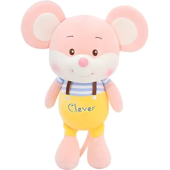 

1pcs 35/45/55cm 2020 mouse year mascot plush toy cute Zodiac rat doll Mouse Doll smart mouse birthday gift children's Day gift