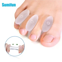 

Silicone Toe Separator Hallux Valgus Bunion Corrector Toe Transparent Straightener Thumb Overlapping Spacer Foot Care Tool