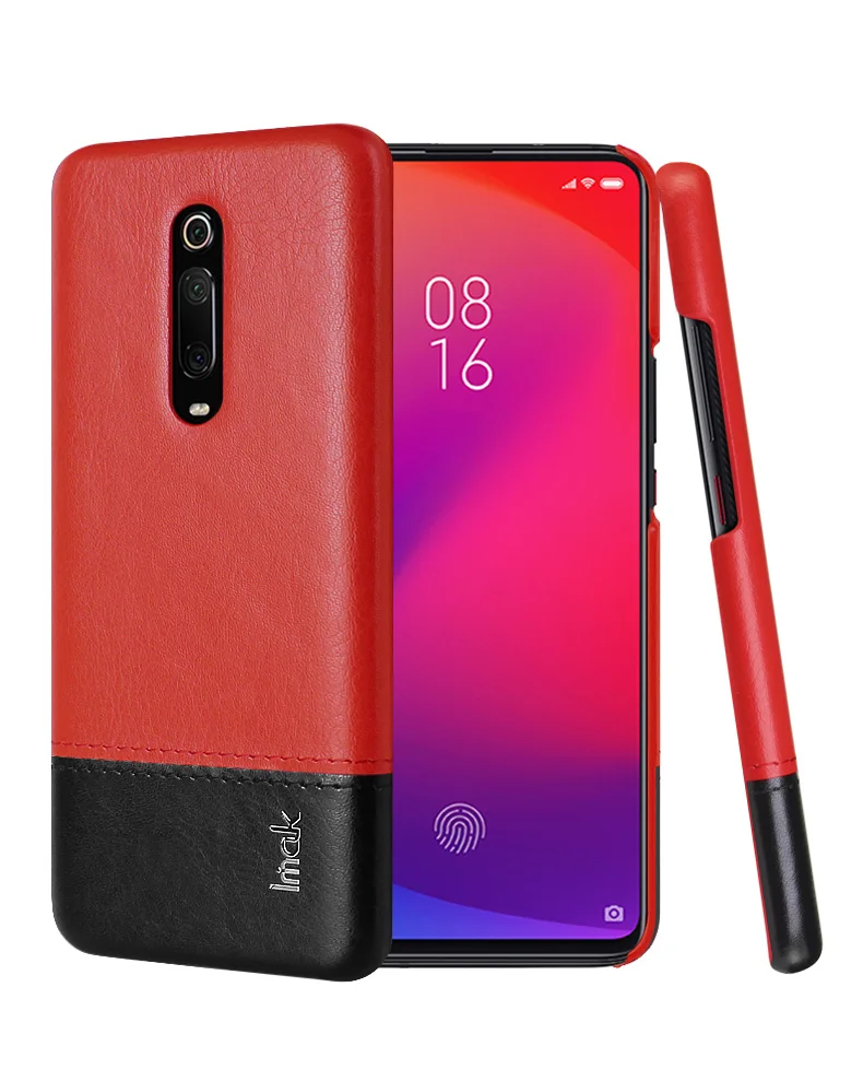 Blackish red Для Xio mi 9 T чехол Xiaomi mi 9 T Pro задняя крышка Роскошный кожаный ПК Бампер для Funda Xiaomi mi 9 T Pro Чехол mi T9 T 9 Lite 9 Pro 5G - Цвет: Blackish red
