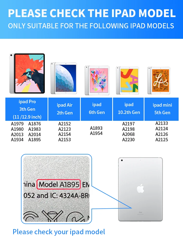 Сенсорный карандаш для Apple iPad стилус ручка Pro 11 2020 12 9/9 7 2018 2019 с отвержением