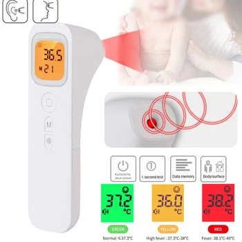 

Baby Thermometer Gun Infrared Digital LCD Body Measurement Forehead Ear Non-Contact Adult Body Fever IR Home Children Termometer