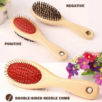 

Dog Brush Double Sided Pet Slicker Brush Cat Long Hair Pets Grooming Comb hot sale