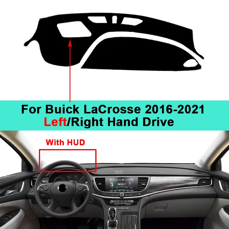 Car Inner Dashboard Cover DashMat For Buick LaCrosse 2016 2017 2018