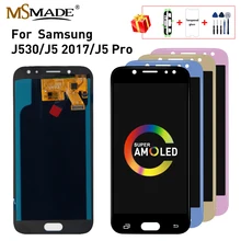 Супер AMOLED ЖК для SAMSUNG Galaxy J5 сенсорный ЖК-экран J530 J530F для SAMSUNG J5 Pro J530 замена экрана дисплея