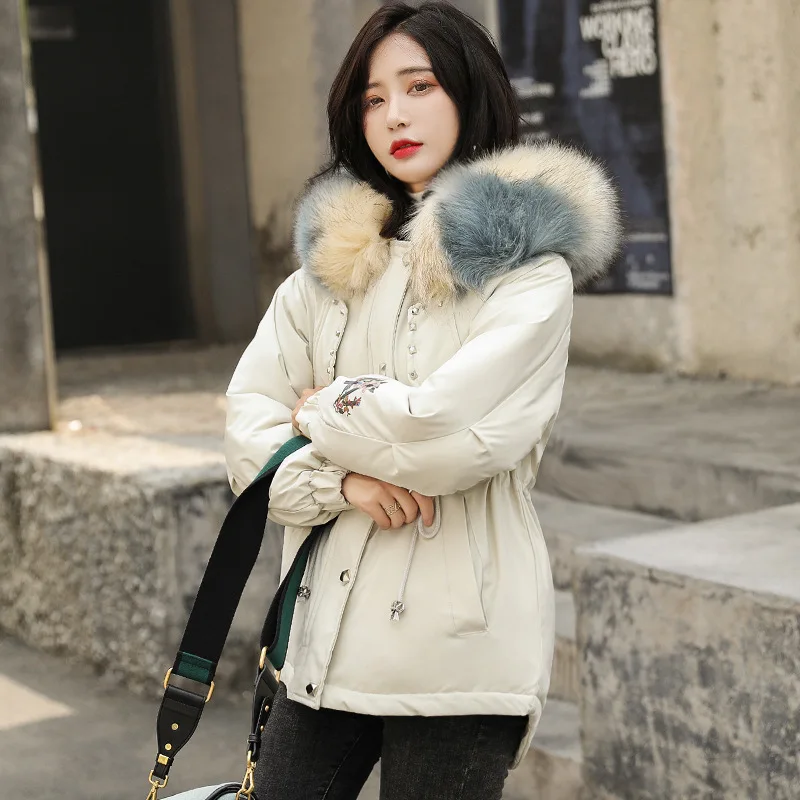 

2019 New Style Cotton Coat Women's Short Korean-style Cotton-padded Jacket Thick Loose Winter Coat INS Fashion Students Slimming