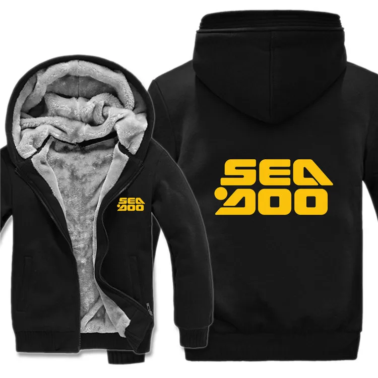 Sea Doo Seadoo Moto толстовки мужские пальто на молнии флисовая утепленная толстовка Sea-Doo пуловер - Цвет: as picture