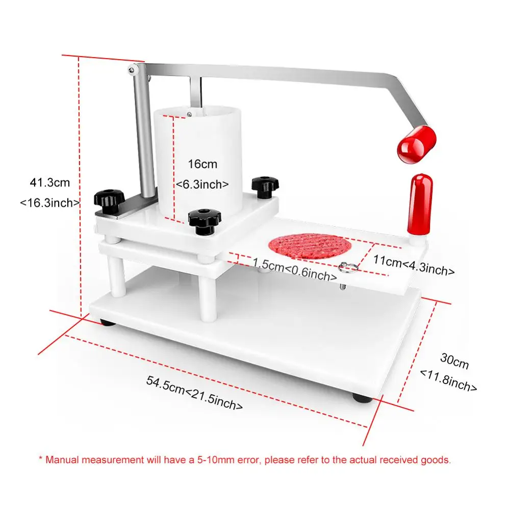 110 мм-130 мм ручные кухонные инструменты для гамбургера, круглый пресс для формирования мяса, машина для изготовления бургеров, формовочная машина для бургеров, мясных пирогов