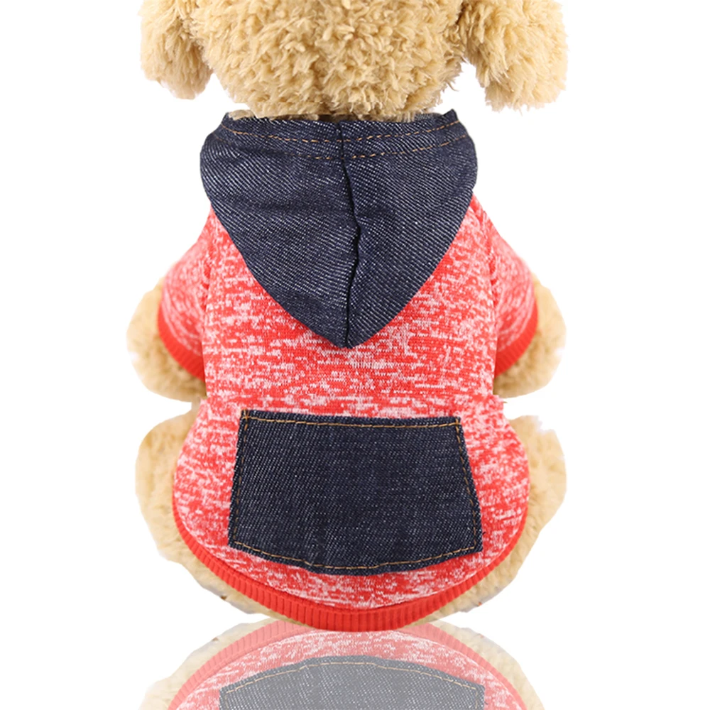 Куртка для собаки пальто Одежда Тедди Новое поступление Свитера для собак модная одежда с капюшоном для собак спортивный с капюшоном щенок прыгун одежда для домашних животных - Цвет: 1