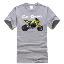 Модная футболка для японского мотоцикла MSX125 Grom- society Tee Футболка SF MSX125SF мотоцикл MSX 125 забавная футболка с круглым вырезом