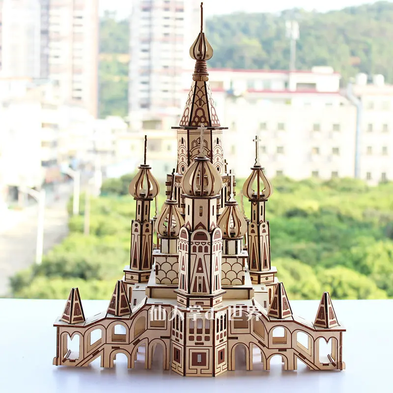 

Assembled 3D Jigsaw Puzzle Adult Super Hard Large Relaxation Adult High Difficulty Model Wood Adult Handmade Toy