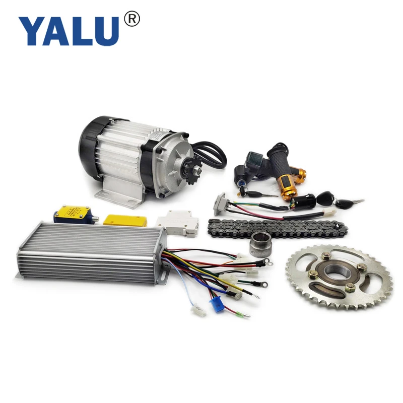 Yalu Motor Tricycle Bldc Rickshaw Motor Conversion Kit For Three Wheel