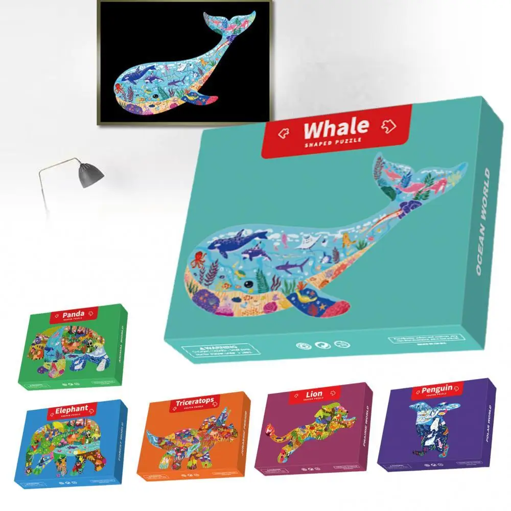 Kids DIY Stickers Puzzle Games Make-a-Face Princess Animal Dinosaur Assemble Jigsaw Baby Recognition Training Education Toys | Игрушки и