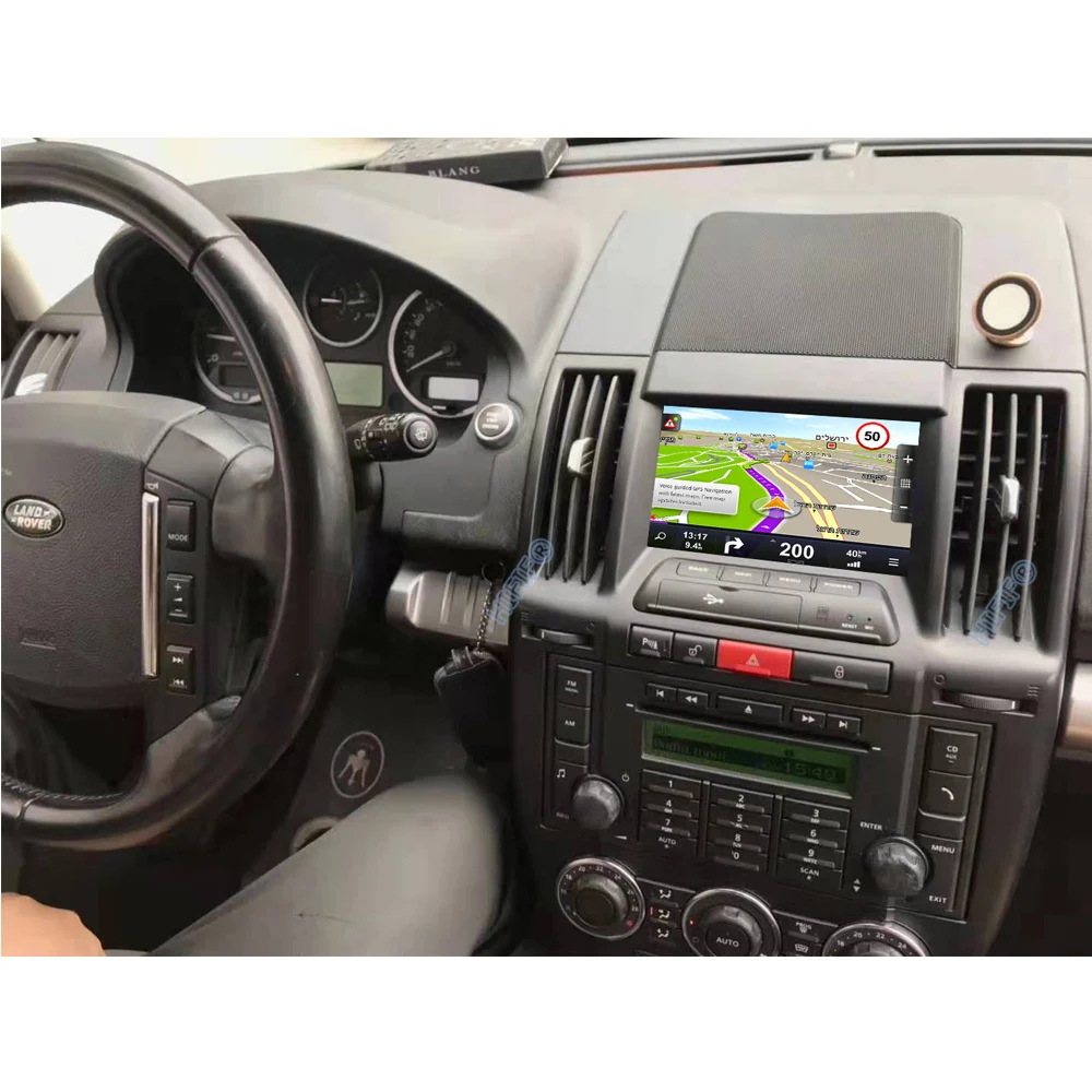 Автомагнитола 2 Din с DVD плеером Android 10 для Land Rover Freelander 2007 2012 радио GPS навигацией