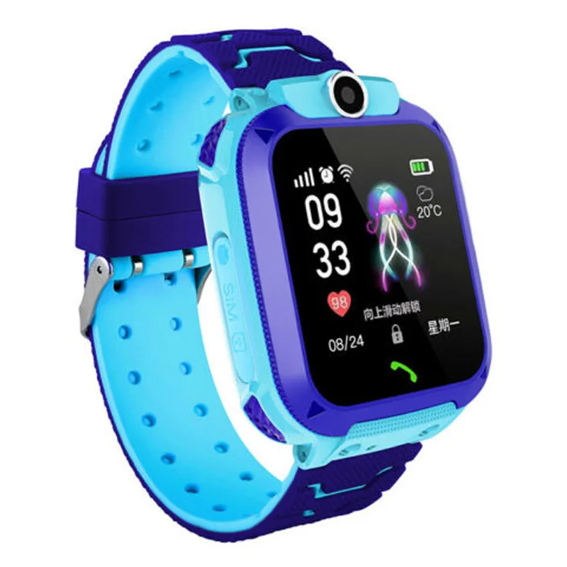 

Smart Watch GPS GSM Locator TouchScreen Tracking SOS Waterproof Bracelet for Kids OC-shipping