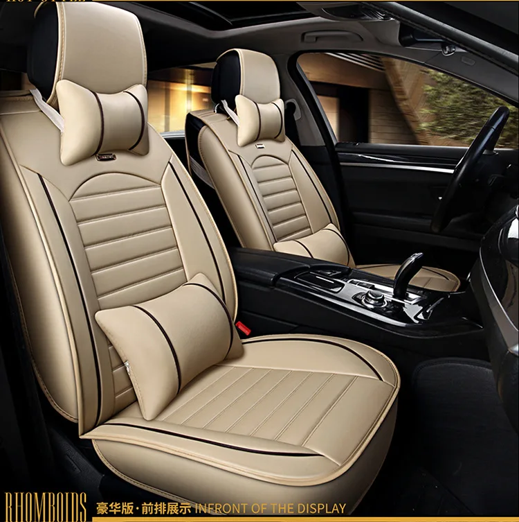 Универсальные автомобильные чехлы из искусственной кожи для cayenne porsche cayenne 955 panamera cayenne/Kia K2 RIO 2005