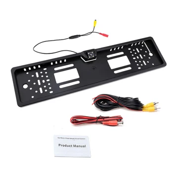 

HD Rearview Camera Waterproof ABS Power cord Cable Replacement Parts 4LED