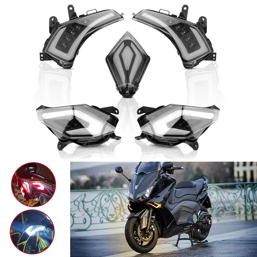 Для TMAX 530 светодиодная сигнальная лампа поворота для YAMAHA T Max Tmax TMax530 2012 2013 2014 2015 2016