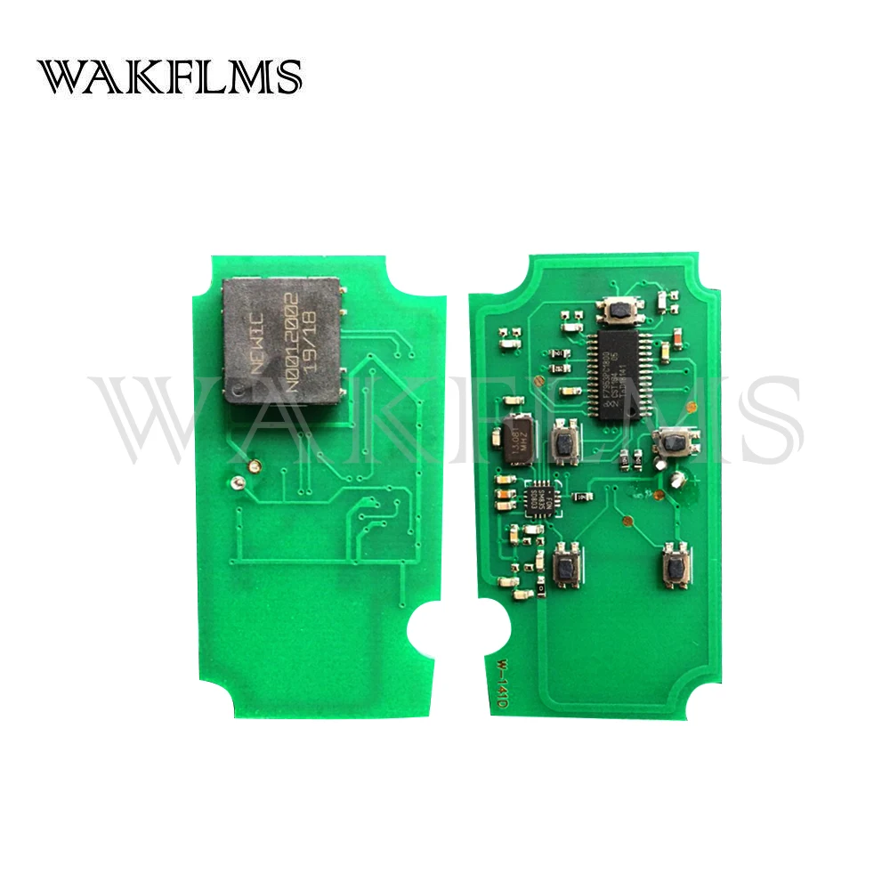WAKFLMS Only Shell OEM Modified 5 Buttons 433MHz PCF7953 Chip Car Key Keyless Go/Entry For&nbsp; Land&nbsp;Rover Range Rover Evoque Sport